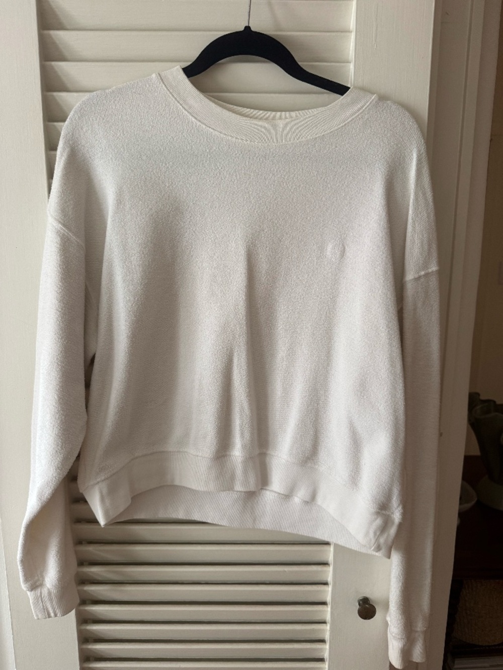 Anine Bing cream sweatshirt (S)